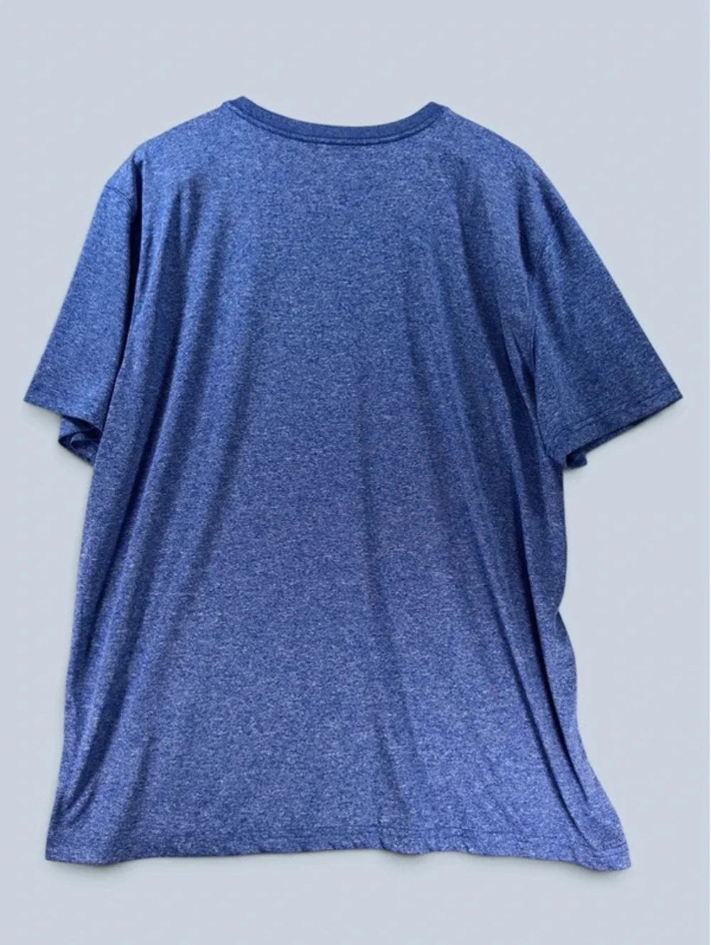 NBA Blue Heather Graphic T-Shirt 2XL Men’s Basketball Tee C0041